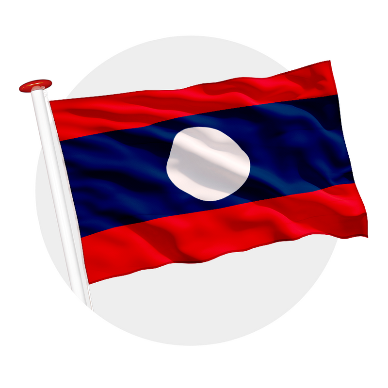 Vlag Laos