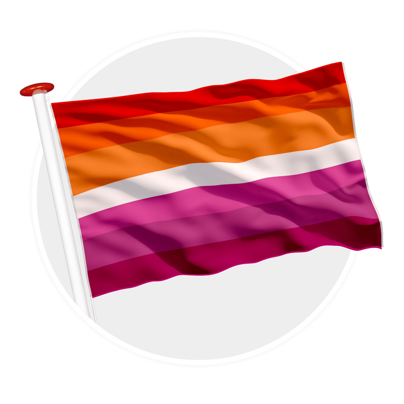 Lesbian Pride vlag