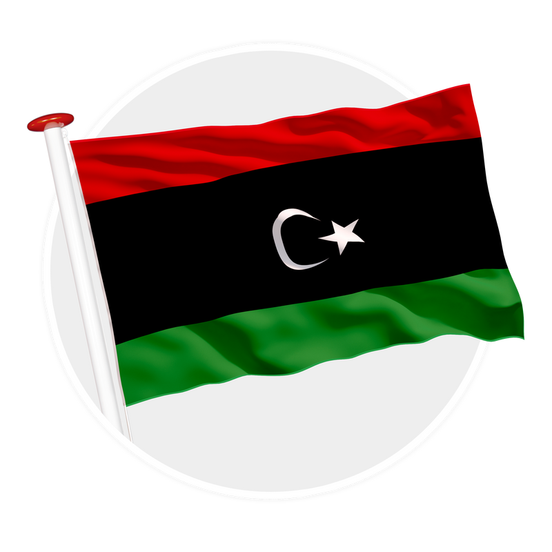 vlag Libië