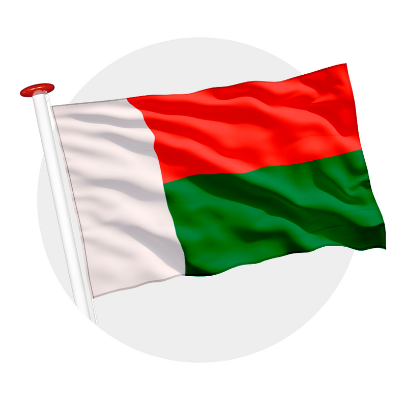 Vlag Madagaskar