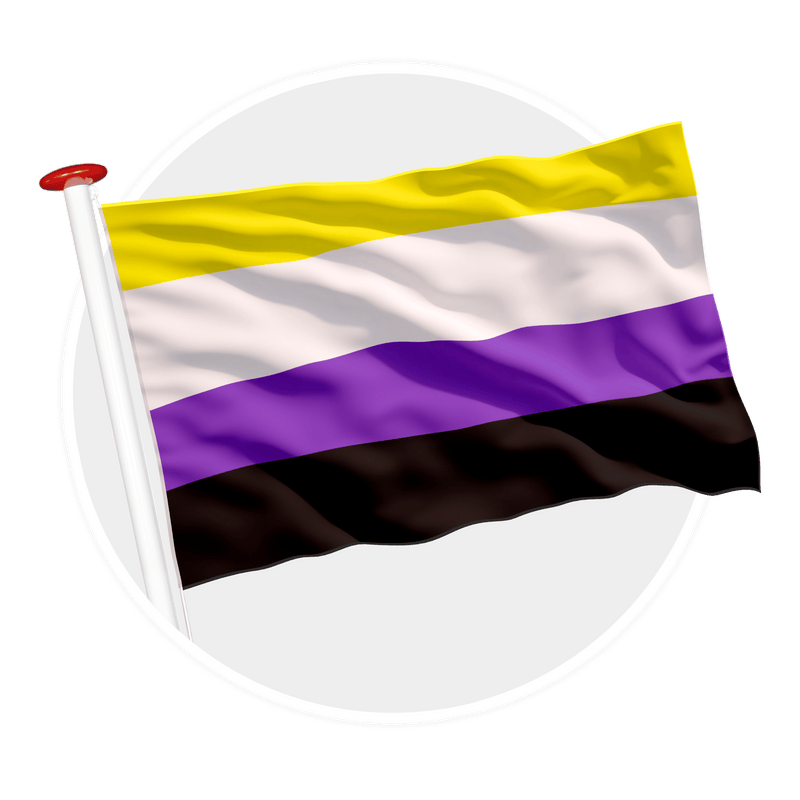 Non-Binary Pride vlag