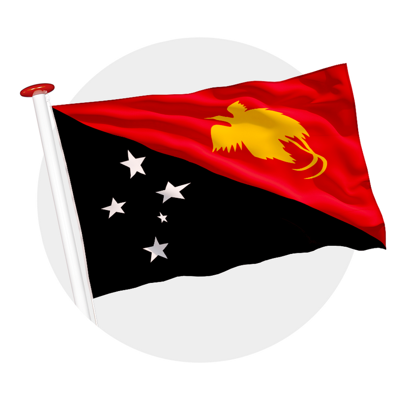 Vlag Papoea-Nieuw-Guinea