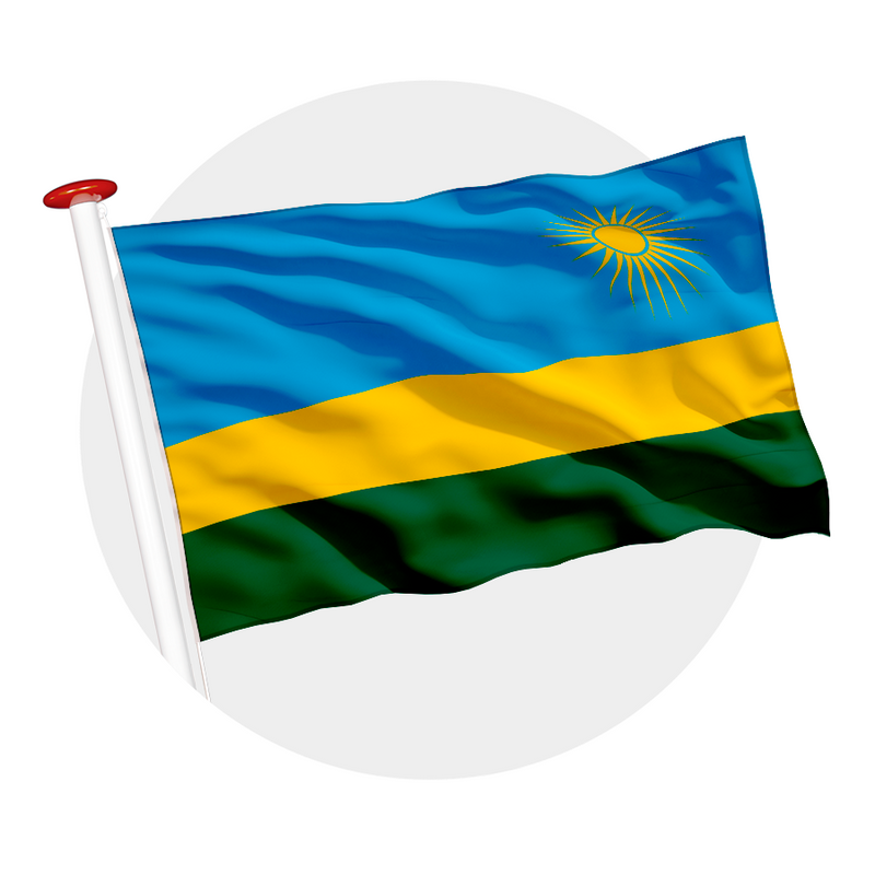 Vlag Rwanda