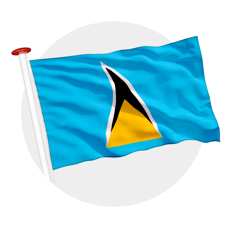 Vlag Saint Lucia