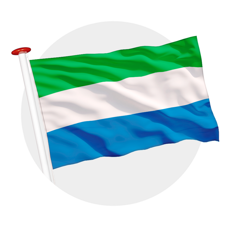 Vlag Sierra-Leone