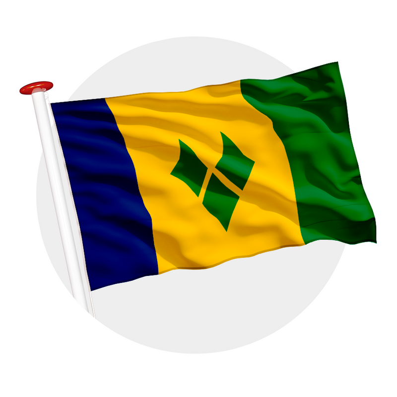 Vlag Sint Vincent en de Grenadines