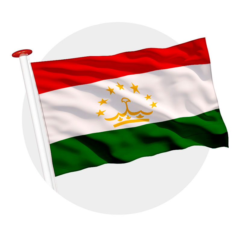 Vlag Tadzjikistan