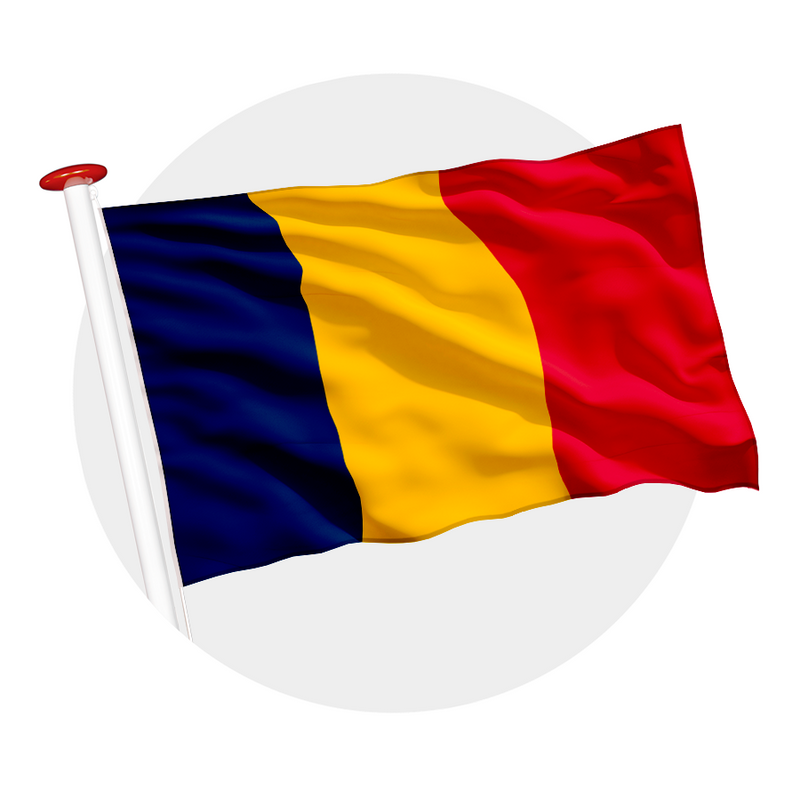 Vlag Tsjaad
