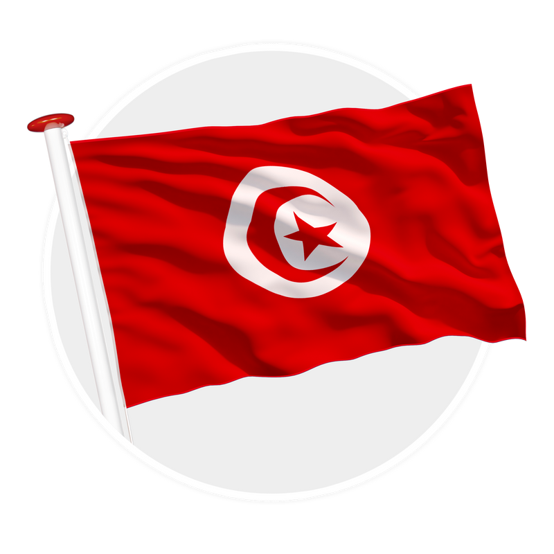 vlag Tunesië