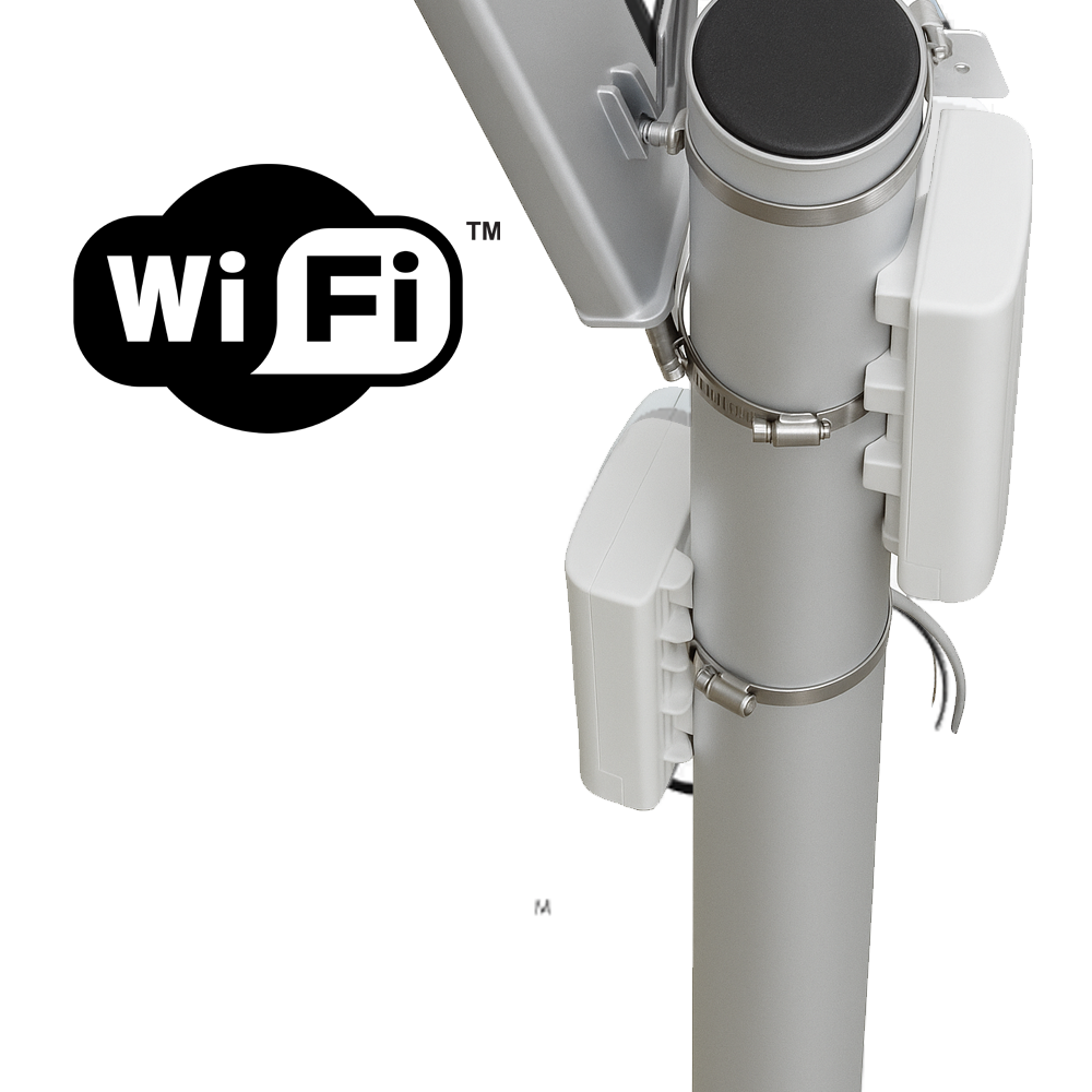 Geanodiseerde aluminium WiFi-mast 9 meter