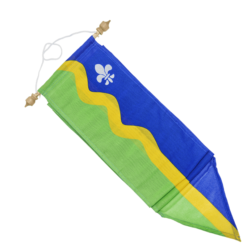Flevolandse wimpel 25 x 300 cm – provincie Flevoland