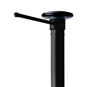 Banieruithouder voor aluminium vlaggenmast met draaitop