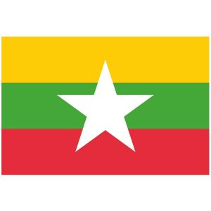 Vlag Birma / Myanmar
